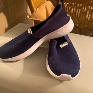 Navy Adidas Slip On shoes